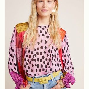 Anthropologie Miranda Peasant Blouse